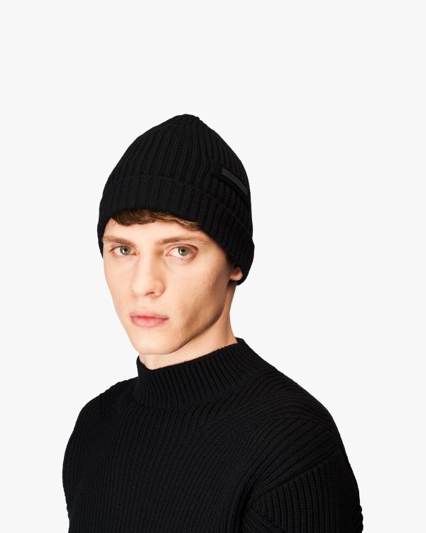 Black Wool beanie - Image 2