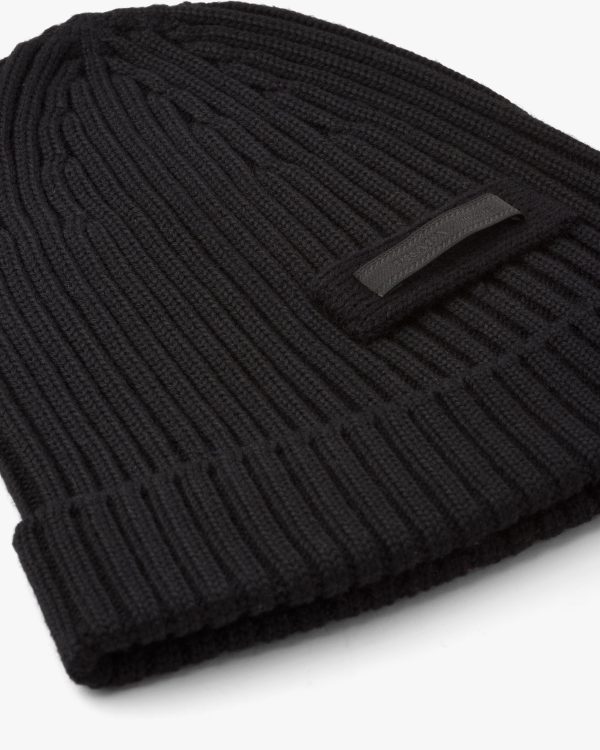 Black Wool beanie - Image 3