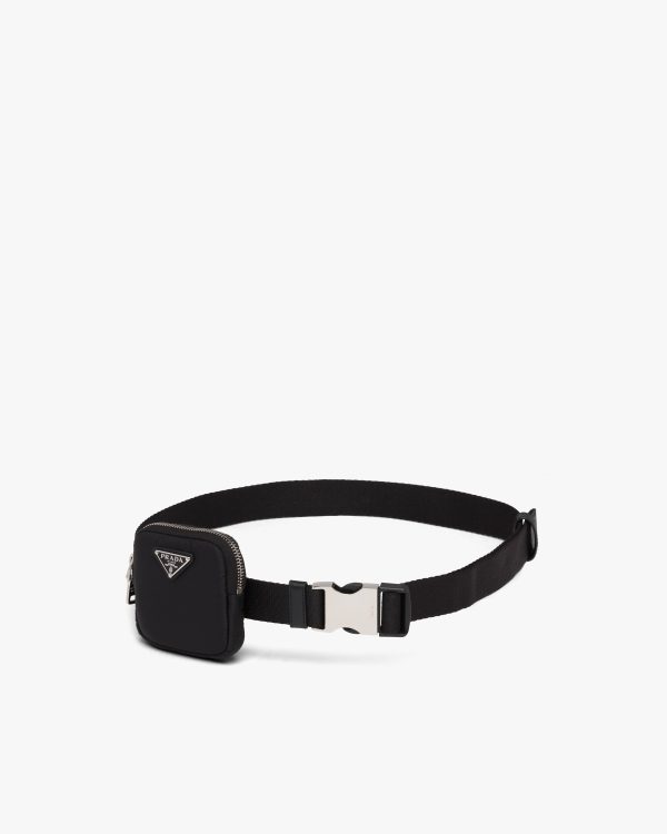 Black Woven nylon belt