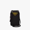 Black/yellow Nylon Cellphone Case