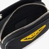 Black/yellow Nylon Mini Pouch - Image 4