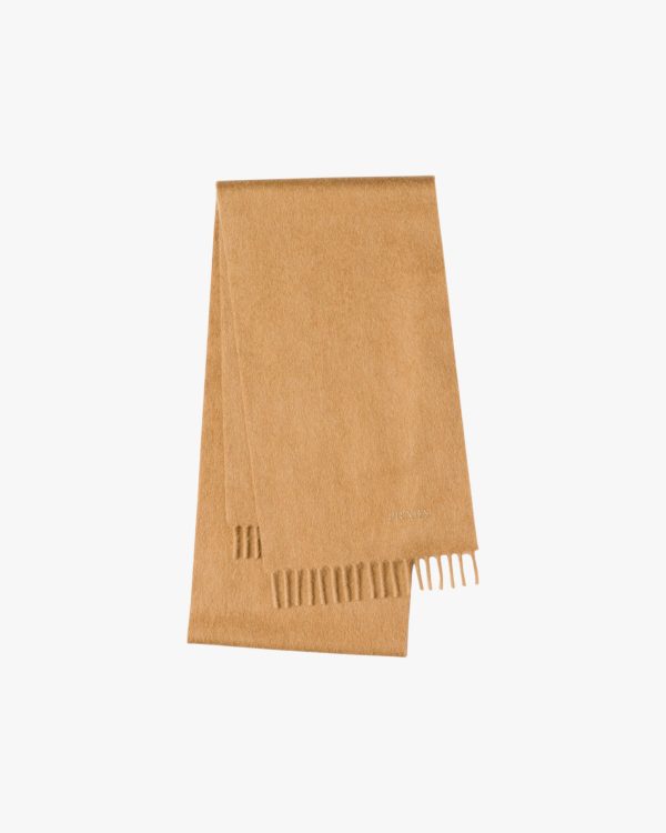 Camel Brown Camel Hair Scarf