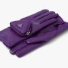 Cyclamen Napa leather gloves - Image 3