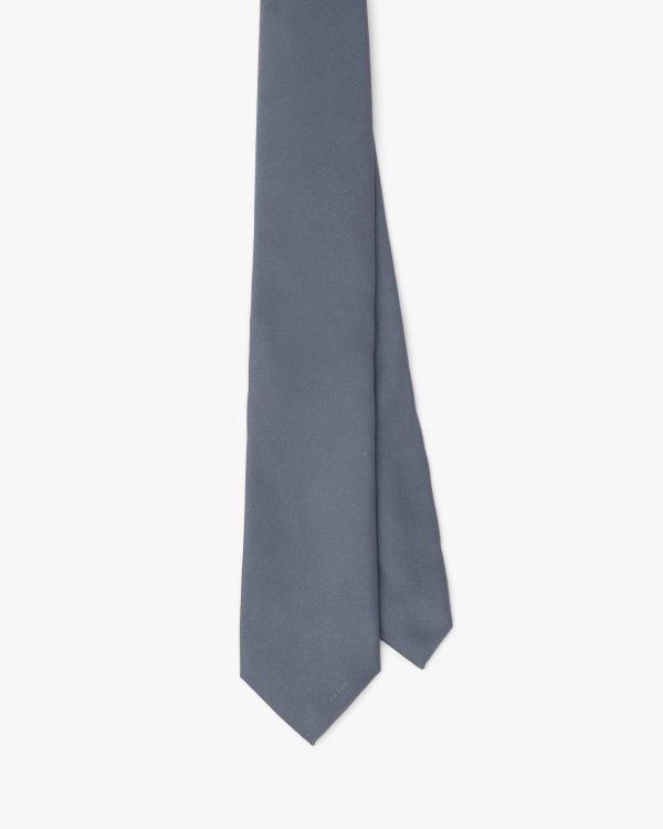 Iron Gray Satin tie