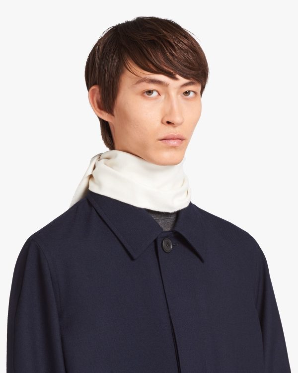 Lavender Tuxedo velour scarf - Image 2