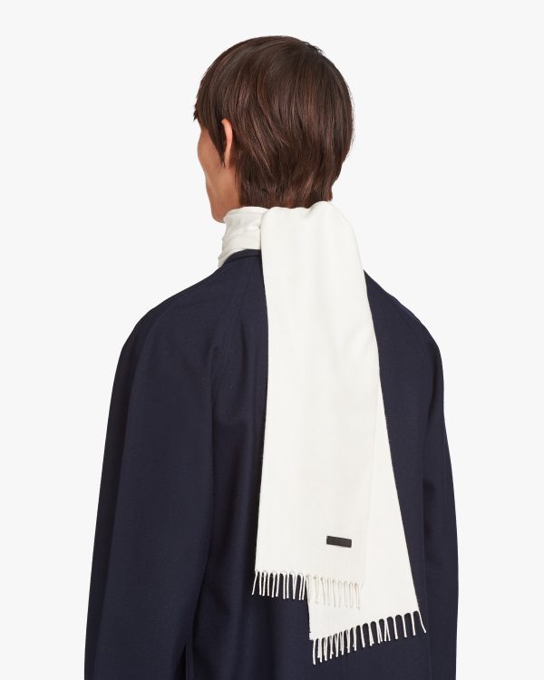 Lavender Tuxedo velour scarf - Image 3