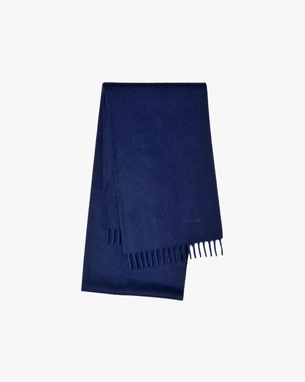 Navy Cashmere Scarf