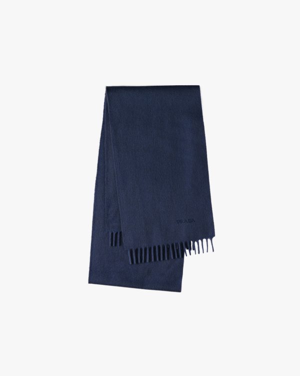 Navy Cashmere Scarf