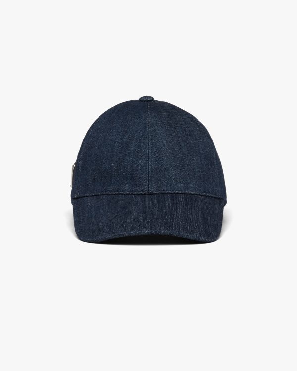 Navy Denim baseball cap
