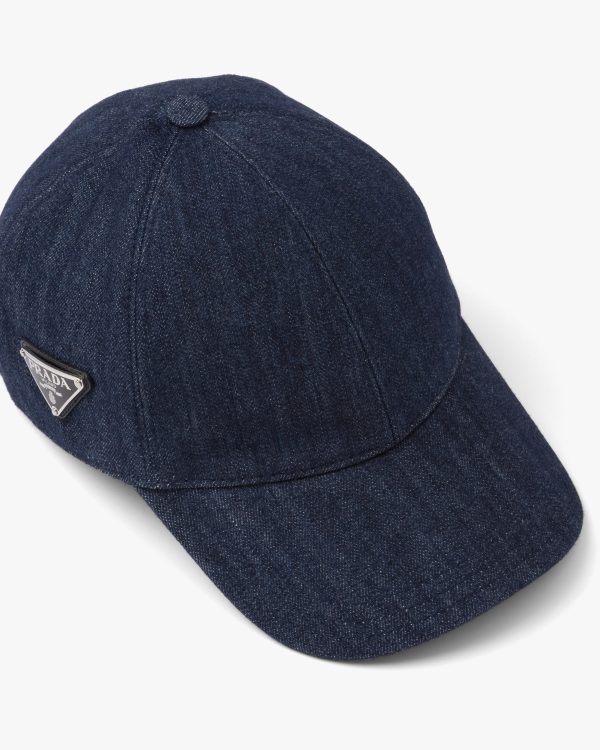 Navy Denim baseball cap - Image 4
