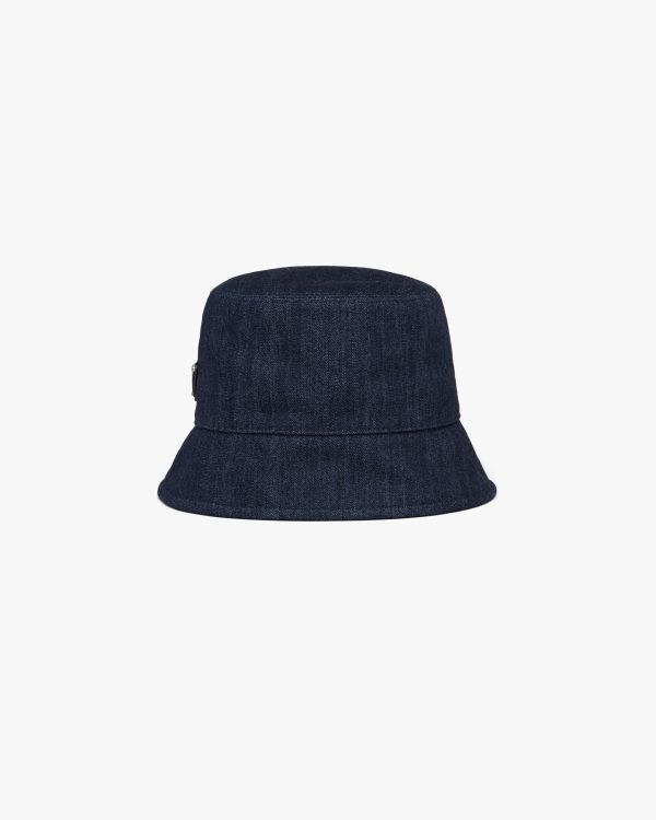 Navy Denim bucket hat