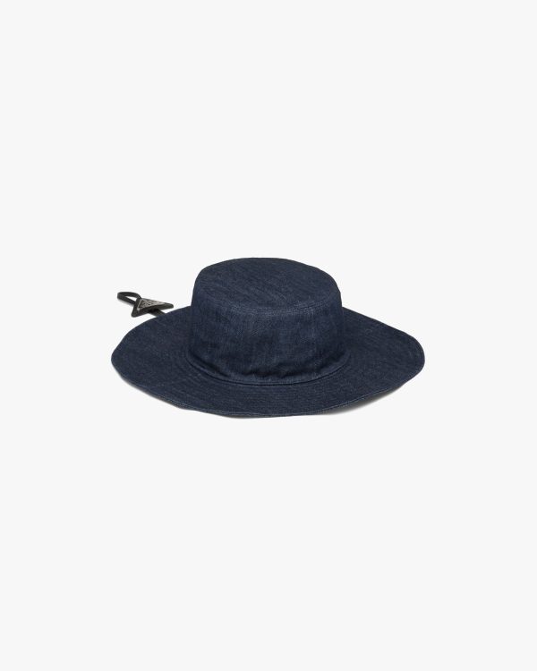 Navy Denim hat - Image 3