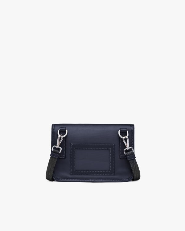 Navy Re-Nylon and Saffiano leather smartphone case - Image 3