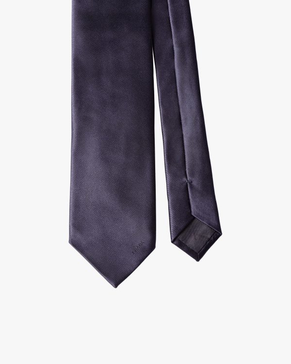 Navy Satin tie