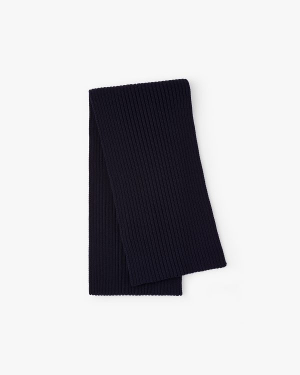 Navy Wool scarf