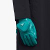 Peacock Blue Napa leather gloves - Image 2