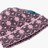 Pink/black Wool and cashmere jacquard beanie - Image 3