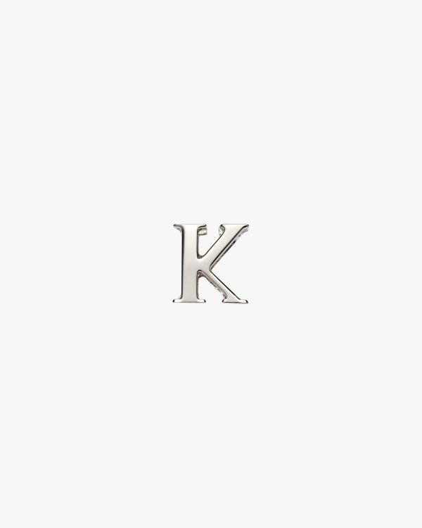 Polished Steel My Character sliding metal letter