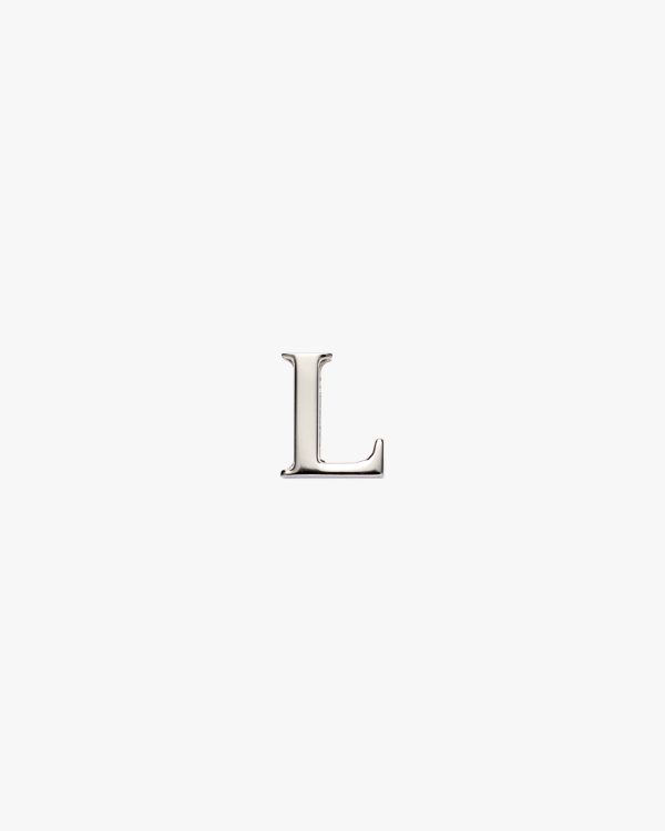 Polished Steel My Character sliding metal letter
