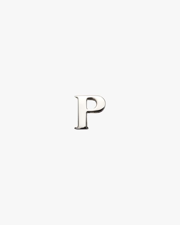 Polished Steel My Character sliding metal letter