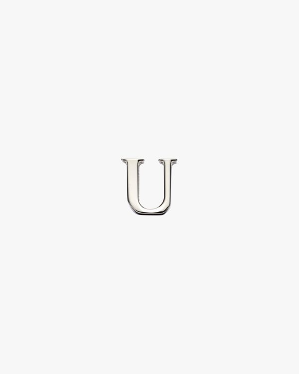 Polished Steel My Character sliding metal letter