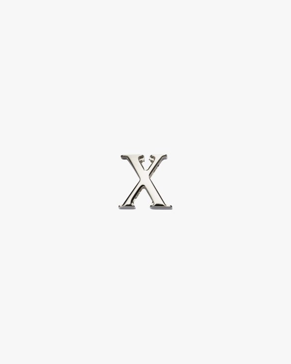 Polished Steel My Character sliding metal letter