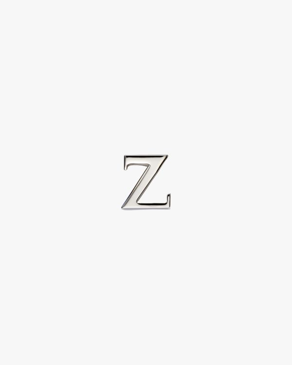 Polished Steel My Character sliding metal letter
