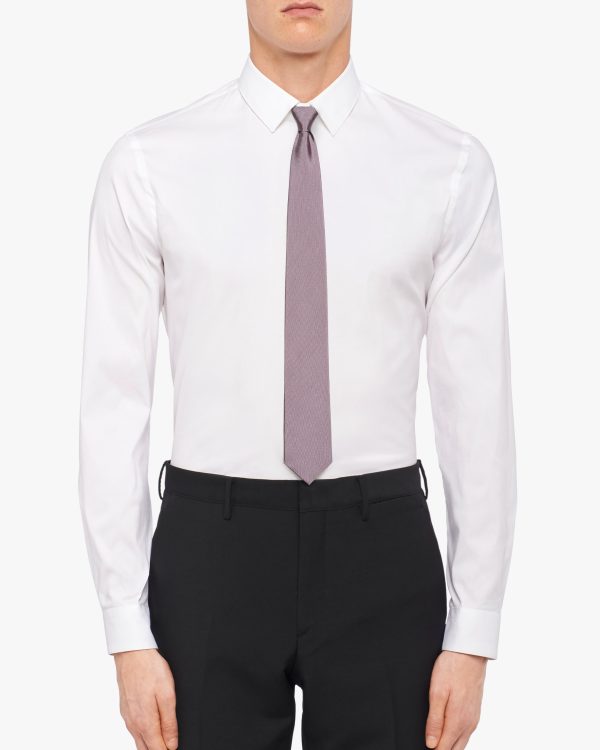 Raspberry Pinpoint Tie - Image 2