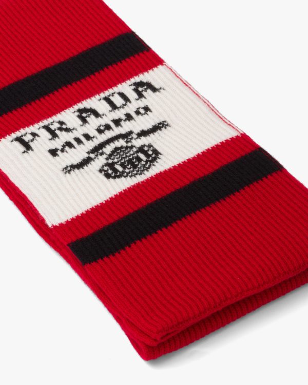 Red Cashmere scarf - Image 4