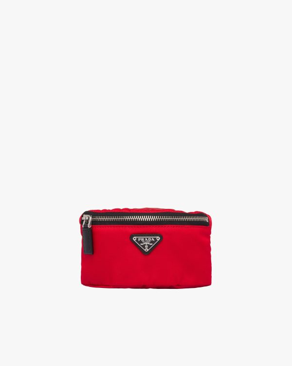 Red Nylon pouch
