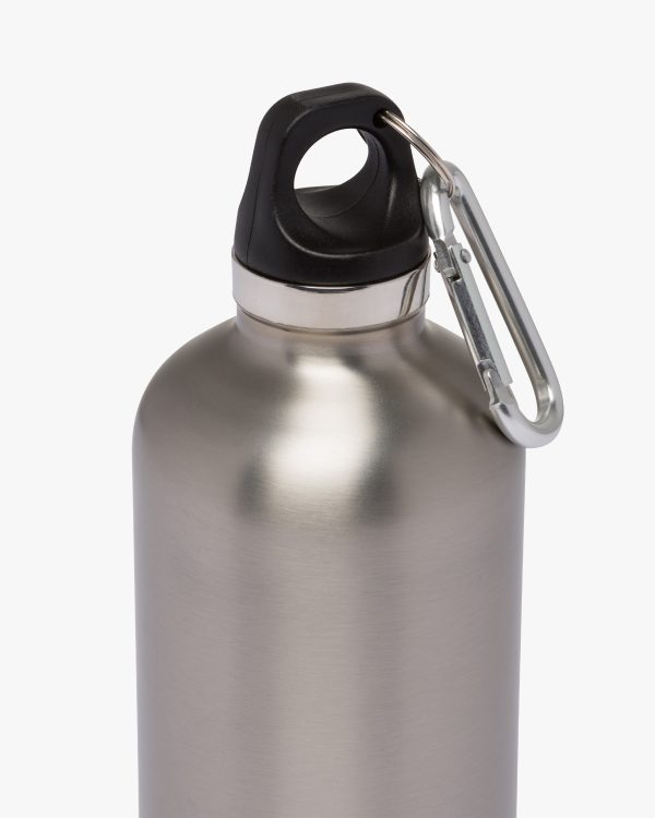 Silver Stainless steel water bottle 350 ml - Image 2
