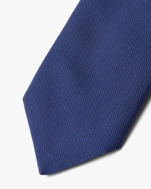 Uniform Gray Silk tie - Image 3