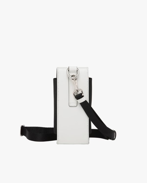 White Brushed leather smartphone case - Image 4