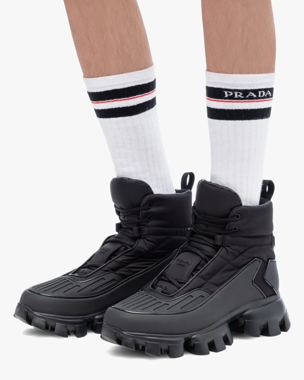 White Cotton ankle socks - Image 3