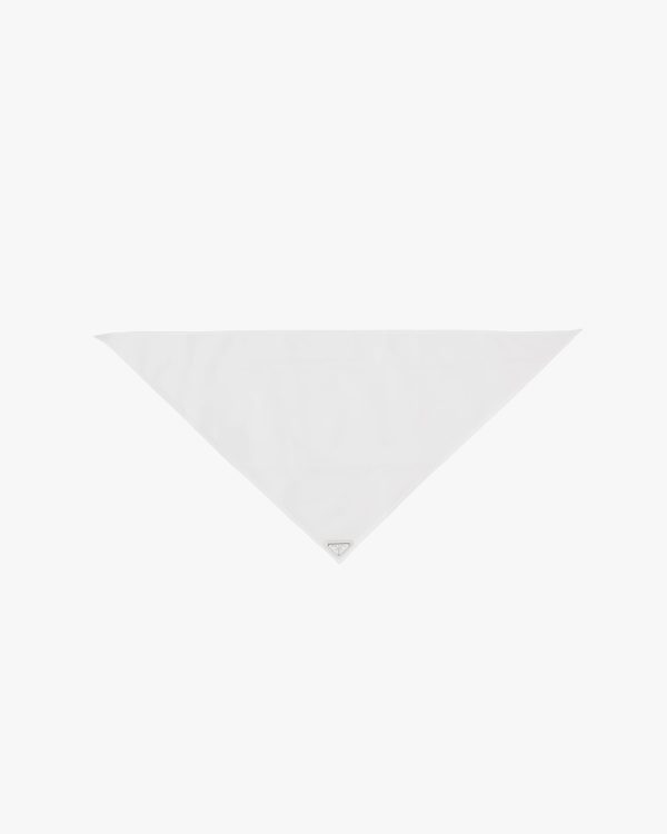 White Re-Nylon foulard