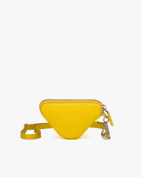 Yellow Re-Nylon mini pouch - Image 2