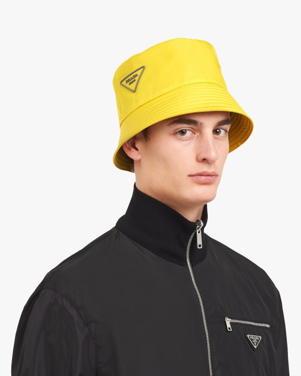Yellow/ardesia Nylon Bucket Hat - Image 2