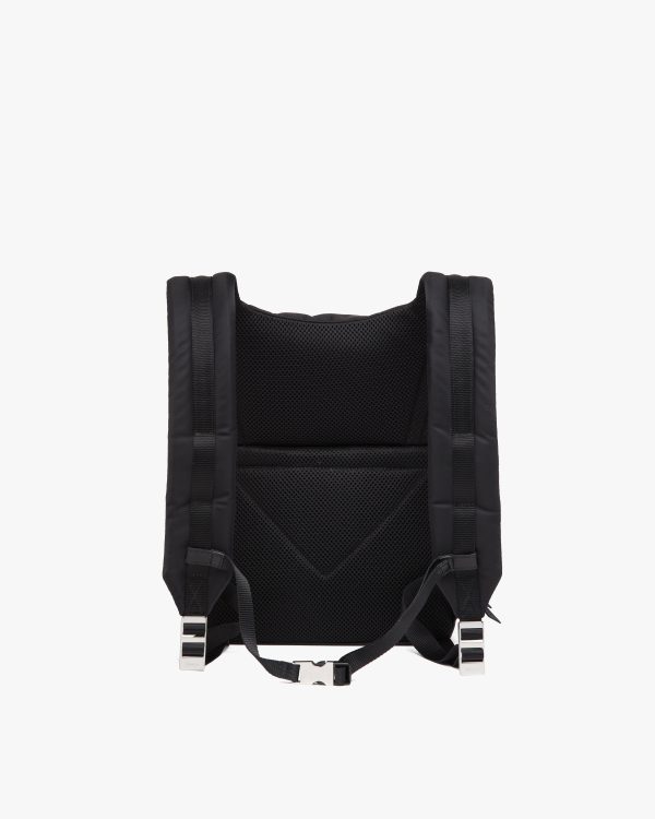 Black Leather backpack with hood - Image 4