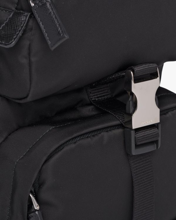 Black Nylon Backpack - Image 6