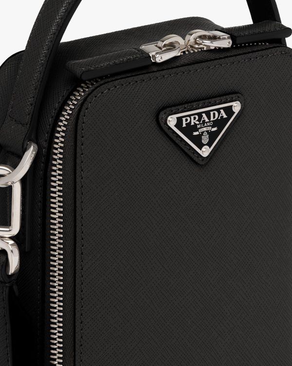 Black Prada Brique Saffiano leather bag - Image 2
