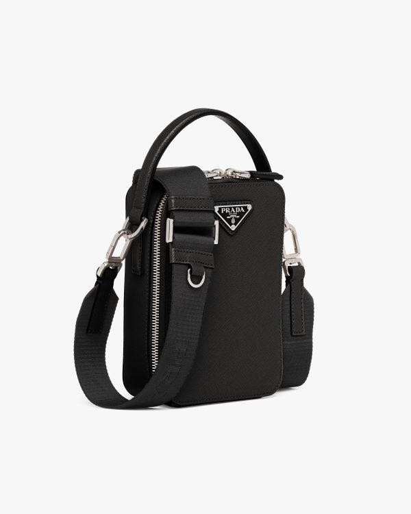 Black Prada Brique Saffiano leather bag - Image 3