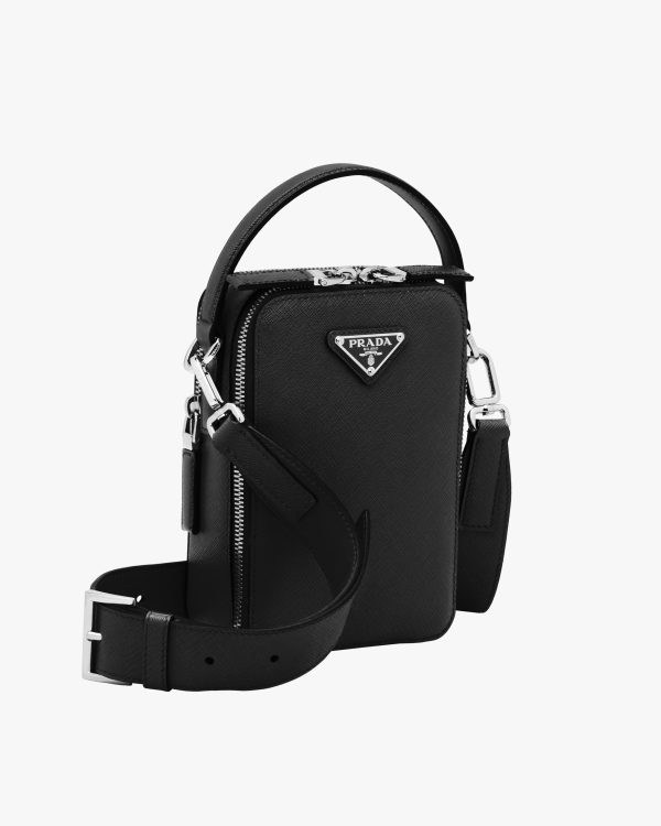 Black Prada Brique Saffiano leather bag - Image 3