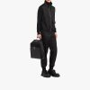 Black Re-Nylon and leather backpack - Image 7