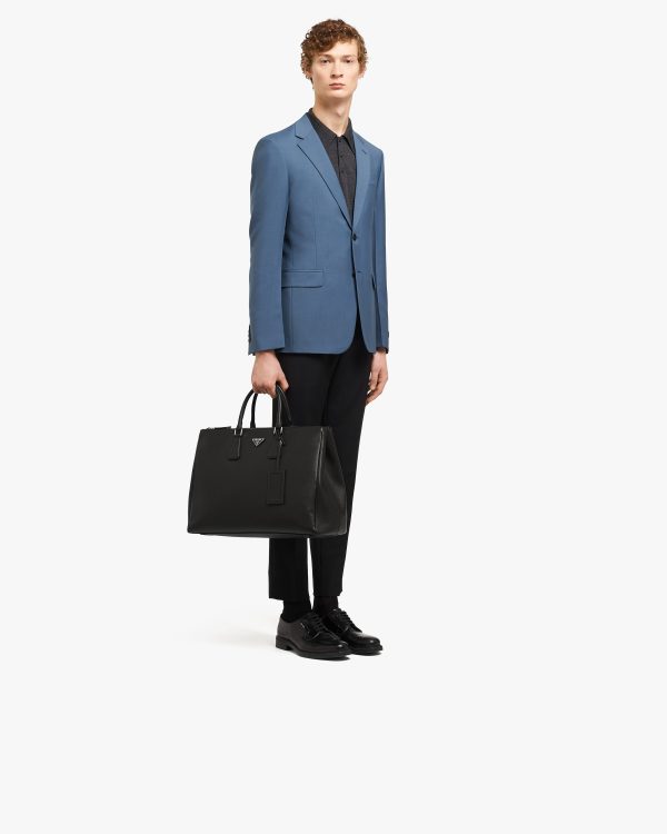Black Saffiano Leather Prada Galleria bag - Image 7