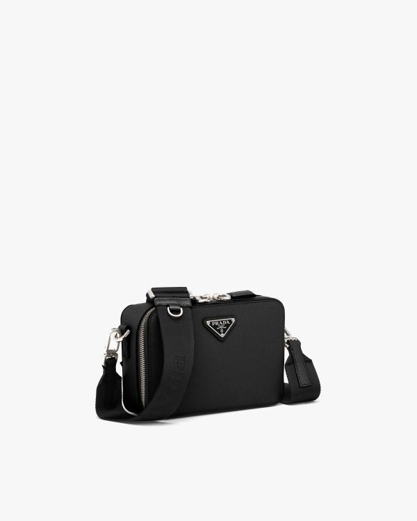 Black Saffiano leather Prada Brique bag - Image 3