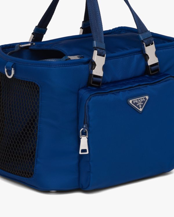 Bluette Nylon and Saffiano leather pet bag - Image 2