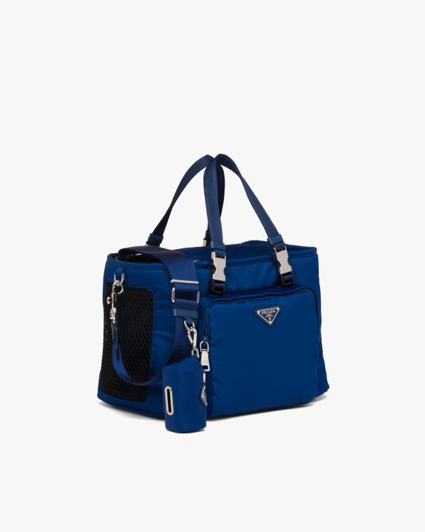 Bluette Nylon and Saffiano leather pet bag - Image 3