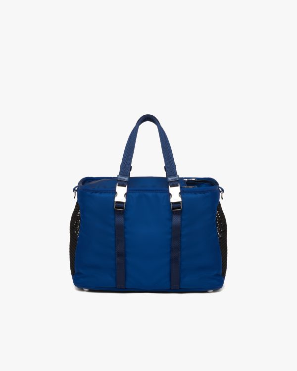 Bluette Nylon and Saffiano leather pet bag - Image 4