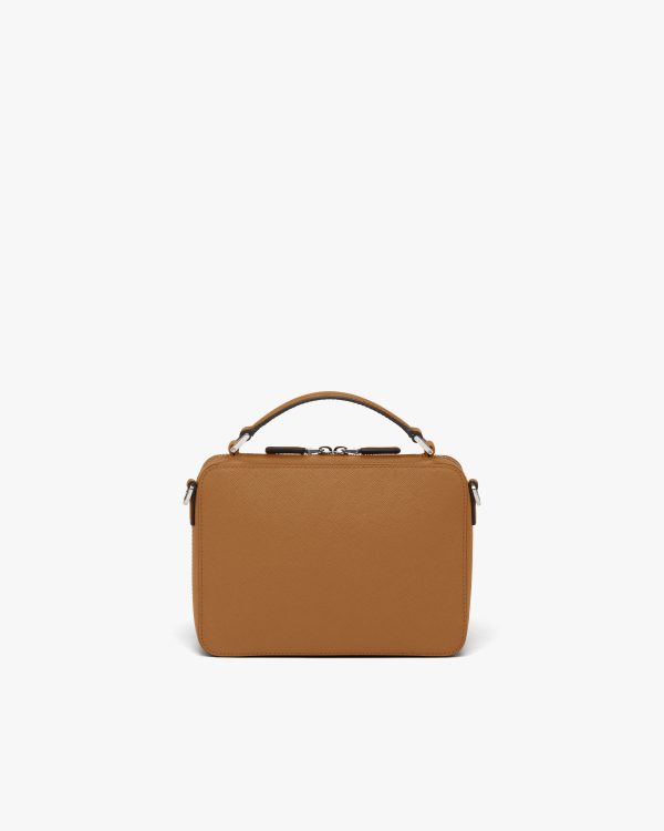 Cinnamon Prada Brique Saffiano leather bag - Image 4