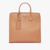Cinnamon Saffiano Leather Prada Galleria bag